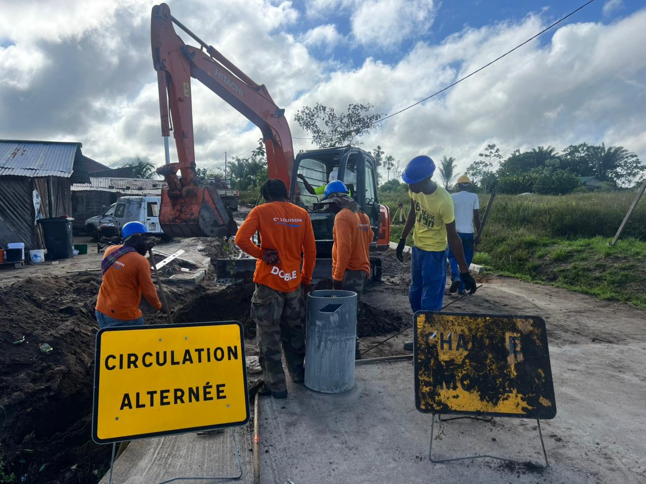 Reprise des travaux à la voirie de la déchetterie